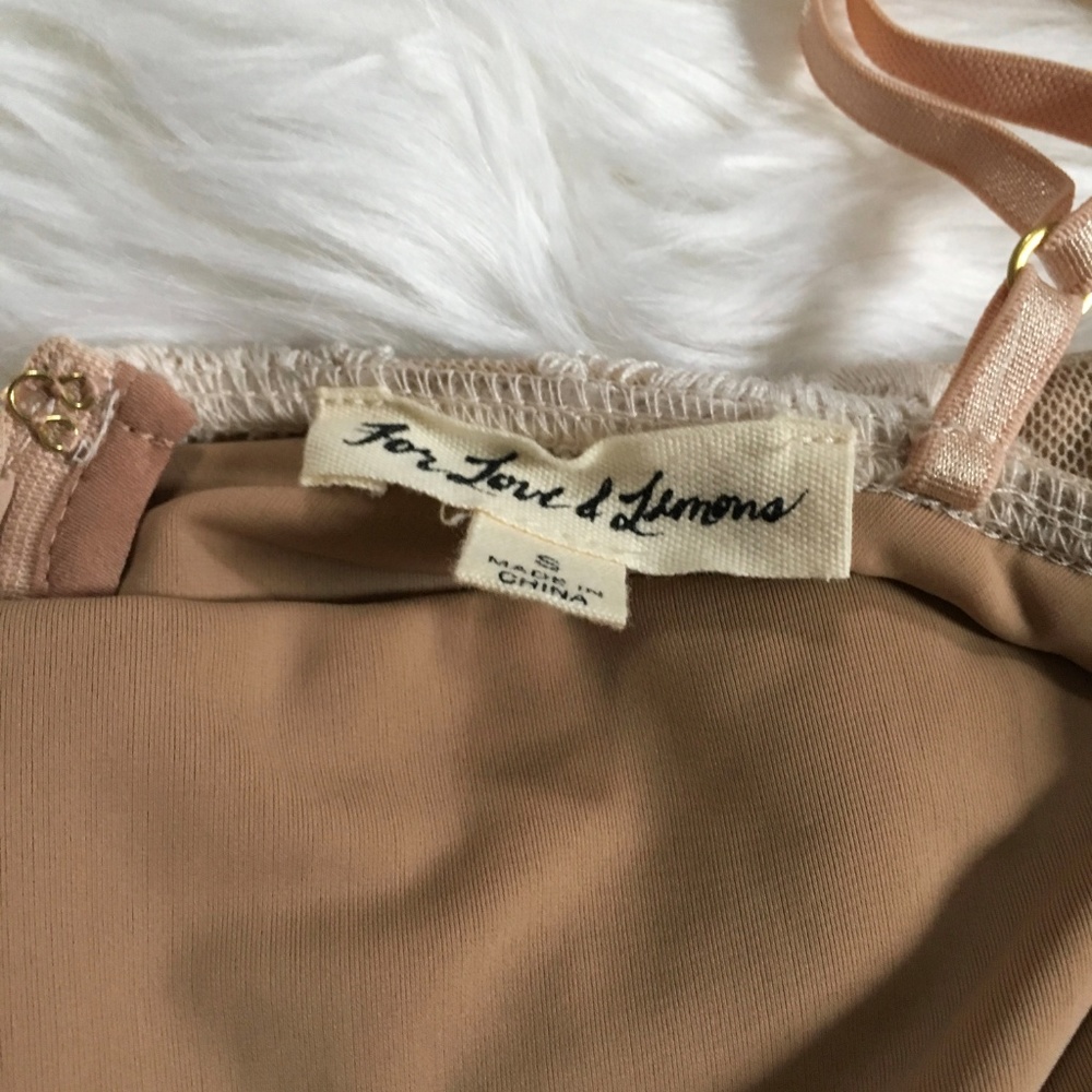 [For Love & Lemons] Cream Temecula Bodysuit - Picture 3 of 3